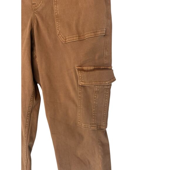 Spanx Brown Stretch Pull On Twill Slim Ankle Cargo Pant Size Large Style 20311Q - Picture 6 of 14